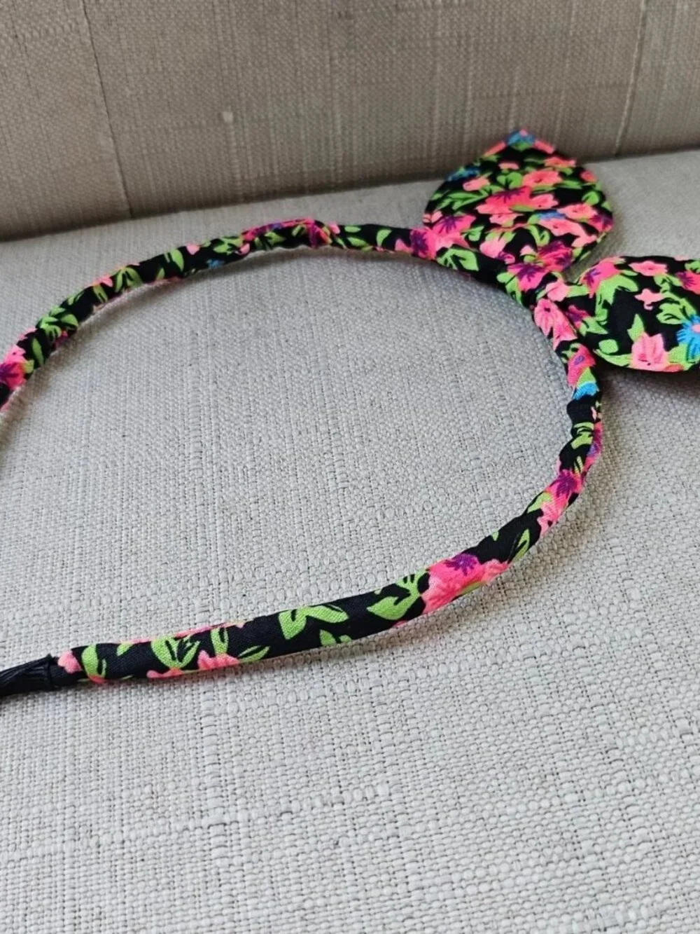 Floral Bunny Ear Headband Girls Hair Accessories Fashion Accessories Headband
